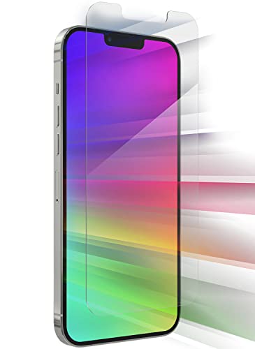 ZAGG InvisibleShield Glass Elite VisionGuard - Blaulichtfilter und antimikrobielle Behandlung schützen den Displayschutz - für iPhone 13 Pro Max - Abdeckung: Standard-Bildschirm, 200108735, farblos von ZAGG