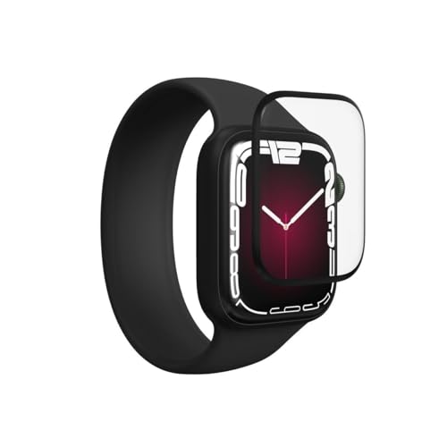 ZAGG InvisibleShield Glass Fusion + Apple Watch Series 7 (41 mm) hüllenfreundlicher Bildschirm - gehärtetes Glas, antimikrobiell, Aufprallschutz, berührungsempfindlich, einfache Anwendung von ZAGG