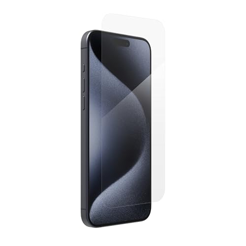 ZAGG InvisibleShield Glass XTR3, Displayschutz aus gehärtetem Glas für Apple iPhone 15 Pro Max [6.7-Inch], Hüllentauglich, Blaulichtfilter, berührungsempfindlich, stossfest (Transparent) von ZAGG
