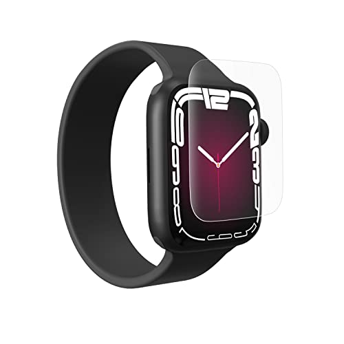 ZAGG InvisibleShield Ultra Clear+ Apple Watch Series 7 (41 mm), hüllenfreundlicher Bildschirm (klar) - Aufprallschutz, berührungsempfindlich, einfache Anwendung, vollständige Abdeckung von ZAGG