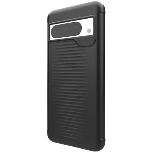 ZAGG Luxe Google Pixel 8 Pro Hülle - Schlankes & stilvolles Design mit 10 Fuß Fallschutz, aus 100% recyceltem Inhalt, Kabelloses Laden kompatible Handyhülle, Schwarz ZAGG Luxe Google Pixel 8 Pro Hülle - Schlankes & stilvolles Design mit 10 Fuß Fallschutz, aus 100% recyceltem Inhalt, Kabelloses Laden kompatible Handyhülle, Schwarz von ZAGG