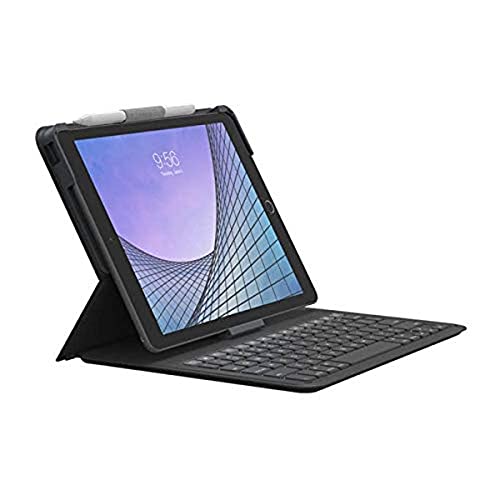 ZAGG - Messenger Folio 2 - Tablet-Tastatur & Hülle für 10,2 Zoll iPad, 10,5 Zoll iPad/Air 3, Schwarz von ZAGG