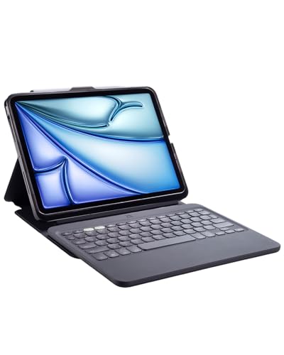 ZAGG Pro Keys 2 iPad Air 27,9 cm (M3) / Air 27,9 cm (M2) / iPad Air 27,9 cm (11 Zoll) (4. und 5. Generation), Schutzhülle für kabellose Tastatur und abnehmbare Folientasten, Tasten von ZAGG
