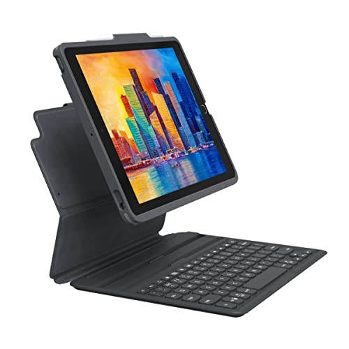 ZAGG Pro Keys Tastatur & Hülle für Apple iPad 10,2 Zoll (nordisch) von ZAGG