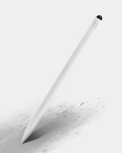 ZAGG Pro Stylus 2 – Active Dual-Tip mit kapazitivem Back-End, kabelloses Laden, Handflächenabweisung, Neigungserkennung, kompatibel mit iPad Pro 11/12.9 (3, 4, & 5 Gen)/Air 10.9/iPad 10.2/9.7/Mini 5 & von ZAGG