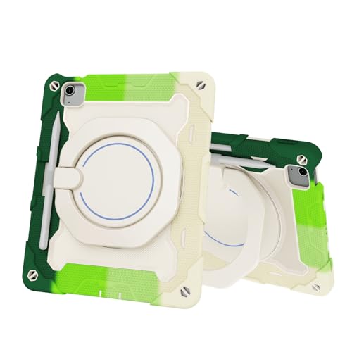 Kinder-Schutzhülle, kompatibel mit iPad Air 27,9 cm (11 Zoll) (M3 2025 7. / Air 27,9 cm (11 Zoll) M2 2024 6. Generation), strapazierfähig, stoßfest, TPU, mit Ständer, robuste Schutzhülle mit von ZAGLDD