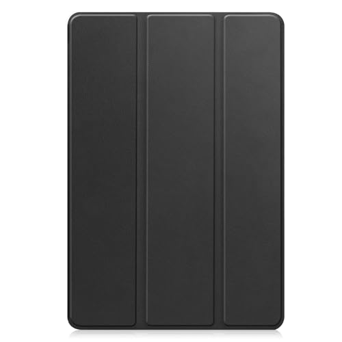 Kompatibel mit Galaxy Tab S10 FE/ S9 FE 10,9 Zoll (27,7 cm) Tablet, schlanke Schutzhülle, automatische Schlafmodus, weiche TPU-Schutzhülle mit Stifthalter, Schwarz von ZAGLDD