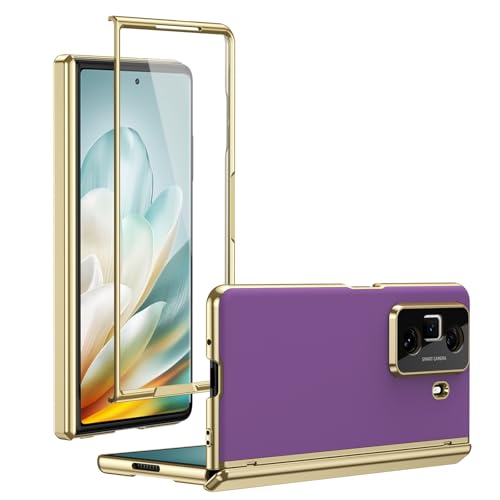 ZAGLDD Schutzhülle für Huawei Honor Magic VS3, mit Displayschutzfolie, Scharnier, Fallschutz, kratzfest und stoßdämpfend, schlankes Design, mattiert, Violett ZAGLDD Schutzhülle für Huawei Honor Magic VS3, mit Displayschutzfolie, Scharnier, Fallschutz, kratzfest und stoßdämpfend, schlankes Design, mattiert, Violett von ZAGLDD