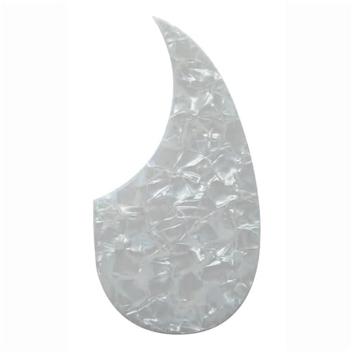 36 Zoll Schlagbrett Für Akustikgitarre Tropfenform Alle Farben Schlagbrett für Gitarre(White) von ZALHIN