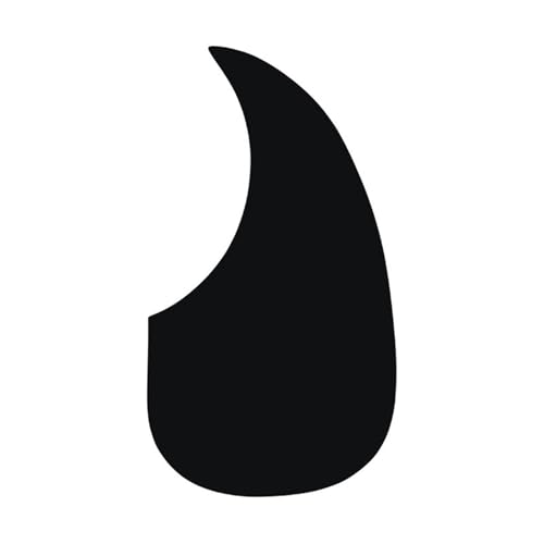38 Zoll 40 Zoll 41 Zoll Schlagbrett Und Saitenschutz Für Folk- Und Klassische Gitarre Schlagbrett für Gitarre(41,Teardrop-shaped black) von ZALHIN