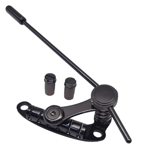 Für LP/SG Elektrische Gitarre Brücke Stop Bar Saitenhalter Tremolo gitarrenstege(Black) von ZALHIN
