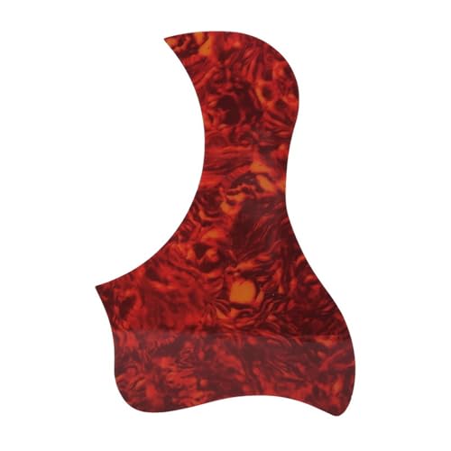 Gitarren-Schlagbrett Zelluloid 38 Zoll 40 Zoll 41 Zoll Kratz- Und Verschleißfester Schutzaufkleber Schlagbrett für Gitarre(Red bird type,38) von ZALHIN