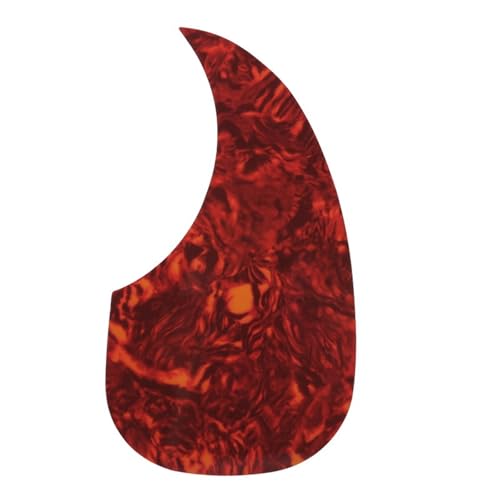 Gitarren-Schlagbrett Zelluloid 38 Zoll 40 Zoll 41 Zoll Kratz- Und Verschleißfester Schutzaufkleber Schlagbrett für Gitarre(Red water drop,38) von ZALHIN