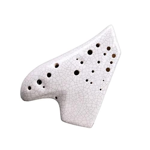 Okarina Triple-Tube Tone C Ocarinas Weiß Triple Ocarina Musikinstrument Professionelle Musikinstrumentierung Flöte von ZALHIN