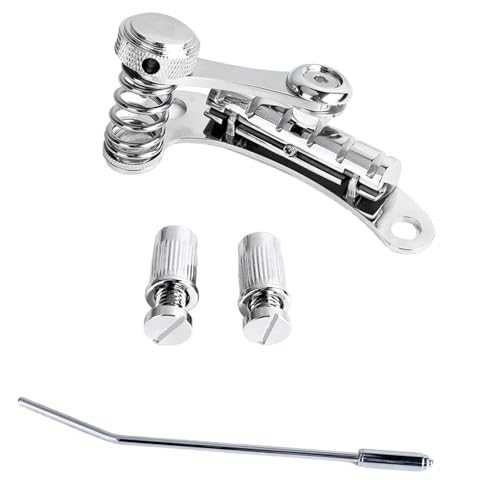 Saitenhalter Tremolo Flat Top Body Unit Bridge Für LP/SG E-Gitarren Silber gitarrenstege von ZALHIN