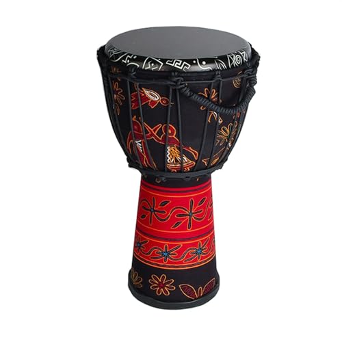Djembe Trommel 10-Zoll-afrikanische Trommel, Leichtes Seil, Ungestimmte Afrikanische Trommel Für Erwachsene, Afrikanisches Handtrommelinstrument (Color : D) von ZAMASS