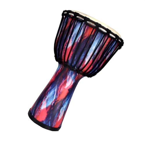 Djembe Trommel 10-Zoll-afrikanische Trommel Für Erwachsene, Professionelles Tamburin-Performance-afrikanisches Tamburin-Instrument (Color : G) von ZAMASS