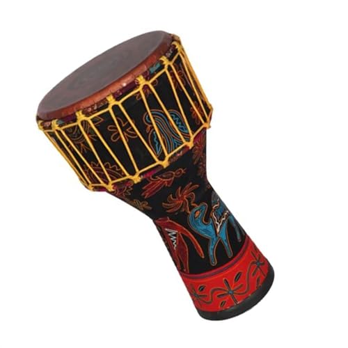 ZAMASS Djembe Trommel 12-Zoll-ABS-afrikanische Trommel Aus Synthetischer Haut Trommelhaut Percussion-Djembe-Instrumente Für Erwachsene Anfänger von ZAMASS
