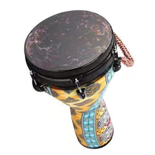Djembe Trommel 12-Zoll Verstellbare Afrikanische PVC-Trommel Für Erwachsene Anfänger, Professionelle Handtrommel (Color : B) von ZAMASS