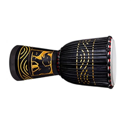 Djembe Trommel Kleines 10-Zoll-Einsteiger-Schlaginstrument Aus Mahagoni-Ziegenleder Mit Bemaltem Afrikanischen Tamburin (Color : C) von ZAMASS
