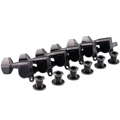 Gitarren Stimmwirbel 6 Inline-Gitarrenmechaniken Stimmgeräte Stimmteile(L6) von ZAMASS