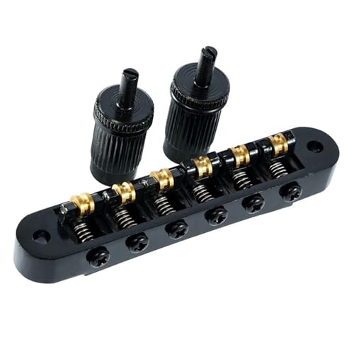 Gitarrensteg Kugelgelagerter Stegrollen-Saitenhalter Für Epi LP E-Gitarre(Black) von ZAMASS