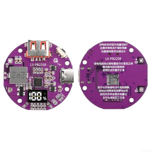 ZAMETTER 22,5 W Power-Modul, bidirektionale Schnelllademodule, Schnelllade-Boost-Modul, PD/QC 5 A Stromleiterplatte für DIY mobile Powerbank (A) von ZAMETTER