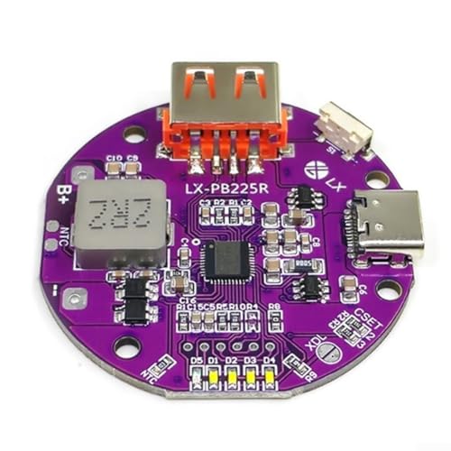 ZAMETTER 22,5 W Power-Modul, bidirektionale Schnelllademodule, Schnelllade-Boost-Modul, PD/QC 5 A Stromleiterplatte für DIY mobile Powerbank (B) von ZAMETTER