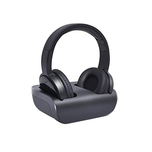 ZANCHIE Funkkopfhörer für Fernseher, On-Ear Kabelloser TV Kopfhörer mit RF Sender Ladestation mit Reichweite 100 m, Plug-n-Play, Keine Verzögerung (mit Digital Optical AUX RCA Port) ZANCHIE Funkkopfhörer für Fernseher, On-Ear Kabelloser TV Kopfhörer mit RF Sender Ladestation mit Reichweite 100 m, Plug-n-Play, Keine Verzögerung (mit Digital Optical AUX RCA Port) von ZANCHIE