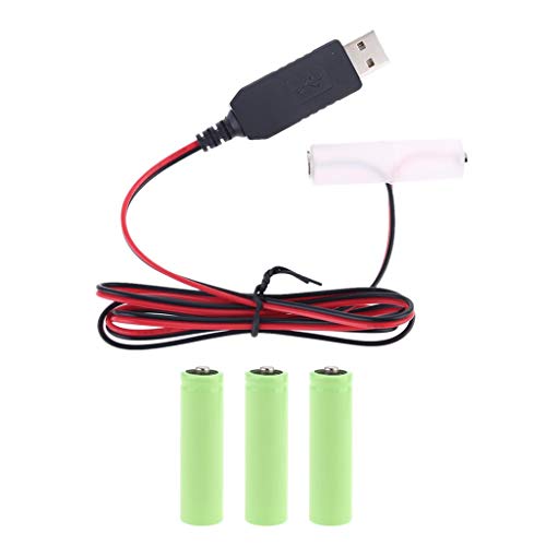 ZANGWAGRU Radio Electric Toy Clock LED Strips Light Calculator Batterie Eliminatoren USB Netzteil Kabel Ersetzen Sie 1 5 V Akku ZANGWAGRU Radio Electric Toy Clock LED Strips Light Calculator Batterie Eliminatoren USB Netzteil Kabel Ersetzen Sie 1 5 V Akku von ZANGWAGRU