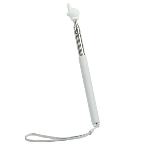 Zeigestab Ausziehbar, Teleskop Lehrer Zeiger, Pointer Finger, Versenkbare Klassenzimmer,Finger Zeigestock, Edelstahl Kinder Ausziehbarer Zeigestab Für Klassenzimmer Persönliche Interaktion von ZANGWAGRU