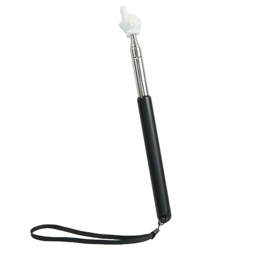 Zeigestab Ausziehbar, Teleskop Lehrer Zeiger, Pointer Finger, Versenkbare Klassenzimmer,Finger Zeigestock, Edelstahl Kinder Ausziehbarer Zeigestab Für Klassenzimmer Persönliche Interaktion von ZANGWAGRU