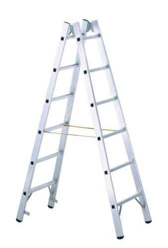 ZARGES 40311 Aluminium Stufen-Stehleiter klappbar 6kg von ZARGES