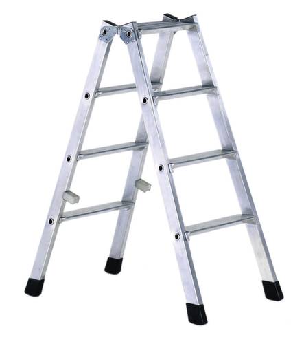 ZARGES 42464 Aluminium Stufen-Stehleiter klappbar 8.1kg von ZARGES