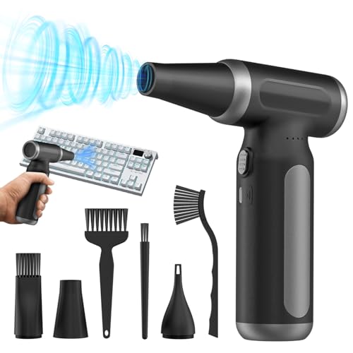 Elektrische Staubgebläse Druckluftspray für PC Reinigungsset, 200000 U/min Compressed Air, 3-Gang einstellbare Air Duster Luftdruckspray, Tastatur Reinigung für PC, Elektronik, Sofa, Auto Elektrische Staubgebläse Druckluftspray für PC Reinigungsset, 200000 U/min Compressed Air, 3-Gang einstellbare Air Duster Luftdruckspray, Tastatur Reinigung für PC, Elektronik, Sofa, Auto von ZARM DUST