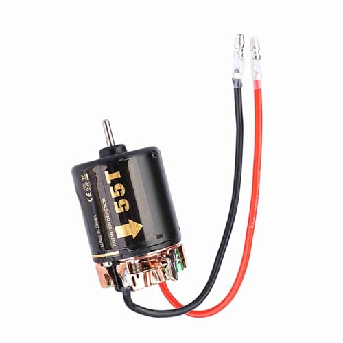 540 Bürstenloser Motor für Universelles RC -Modellauto mit Großer Torsion | 55T für Große Lastwagen und Kletterwagenmodelle | Verbesserte Magnetkraft und Lang Anhaltende Kohlenstoffbürste (55T) von ZASCHMOY