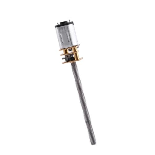 Hochmoment -Mikro -Zahnradmotor mit Metallgetriebe 12 V 400 U/Min N20 Lange Gewindewelle 16 Mm Geeignet für Präzisionsroboter und Modellflugzeuge von ZASCHMOY