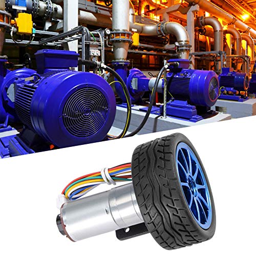 Hochvorbereitete -Encoder -Zahnradmotor für Intelligente Autoboter mit Montagehalterung und 65 -mm -Radkit - Langlebige Konstruktion mit Langer Lebensdauer für DC6V -Anwendungen (Geschwindigkeit von ZASCHMOY