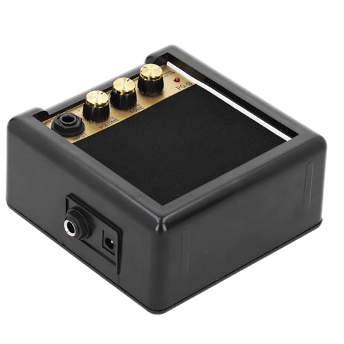 Tragbarer Gitarrenverstärker 3W mit Hochempfindlichem Lautsprecher für Gitarre- und Bassistspieler Compact Design für die Einfache Nutzung überall Tragbarer Gitarrenverstärker 3W mit Hochempfindlichem Lautsprecher für Gitarre- und Bassistspieler Compact Design für die Einfache Nutzung überall von ZASCHMOY