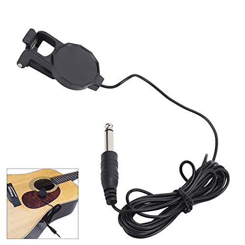 ZASCHMOY Vielseitiges Clipon -Pickup -Mikrofon für Akustische Gitarrenvioline und Ukulele mit Haltbarer ABS und Metallkonstruktion für überlegene Klangübertragung von ZASCHMOY