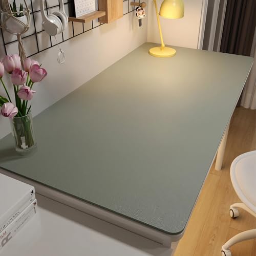 Schreibtischunterlage Kunstleder, Mauspad, Schreibtischunterlage Rutschfest, Bürotisch Unterlage, Schreibtisch Unterlage Zum Schreiben, Schreibtischzubehör für Zuhause und Im Büro(Gray,80 x 160 cm) Schreibtischunterlage Kunstleder, Mauspad, Schreibtischunterlage Rutschfest, Bürotisch Unterlage, Schreibtisch Unterlage Zum Schreiben, Schreibtischzubehör für Zuhause und Im Büro(Gray,80 x 160 cm) von ZASEZOD
