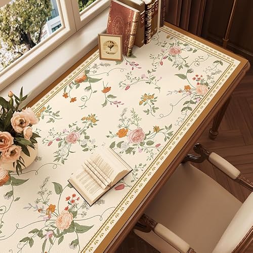 ZAXOXAZ Schreibtischunterlage, PU-Leder, 80 x 40 cm, XXL, großes erweitertes Blumen-Mauspad, große Schreibtischunterlage mit Blumenmuster, wasserdichte Schreibtischunterlage für Büro und Zuhause ZAXOXAZ Schreibtischunterlage, PU-Leder, 80 x 40 cm, XXL, großes erweitertes Blumen-Mauspad, große Schreibtischunterlage mit Blumenmuster, wasserdichte Schreibtischunterlage für Büro und Zuhause von ZAXOXAZ