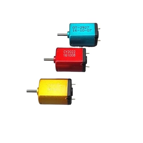 Hochgeschwindigkeits-Kohlebürste 030 Gleichstrommotor DC 2,4 V 3,2 V 3,7 V 1 Stück(Model C Yellow Motor) von ZBFGEPLV