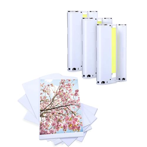 ZBIianxer Fotodruckpapier Und Patronenset Für Die Kamera RP-108 CP1500 CP1300. Breite Kompatibilität Und Schnelles Drucken Geeignet Für Fotografie Enthusiasten ZBIianxer Fotodruckpapier Und Patronenset Für Die Kamera RP-108 CP1500 CP1300. Breite Kompatibilität Und Schnelles Drucken Geeignet Für Fotografie Enthusiasten von ZBIianxer