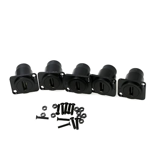 ZBLZGP HDMI Bulkhead Verlängerung Buchse D Typ Panel Montage HDMI 4K 60hz HD für Gehäuse Chassis Mount Video Rack Server,5PCS Schwarz ZBLZGP HDMI Bulkhead Verlängerung Buchse D Typ Panel Montage HDMI 4K 60hz HD für Gehäuse Chassis Mount Video Rack Server,5PCS Schwarz von ZBLZGP