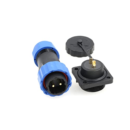 ZBLZGP SD20 2-poliger Stecker und Buchse, quadratischer Stecker, Panel-Schnitt-Stromkabel, wasserdicht, IP68-Stecker, LED-Luftfahrt-Netzkabel für Außenbeleuchtung ZBLZGP SD20 2-poliger Stecker und Buchse, quadratischer Stecker, Panel-Schnitt-Stromkabel, wasserdicht, IP68-Stecker, LED-Luftfahrt-Netzkabel für Außenbeleuchtung von ZBLZGP