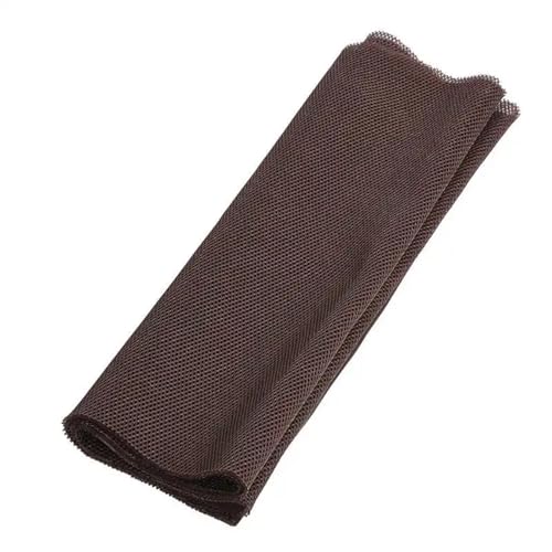 Lautsprechergrill Stoff Stereo Box Stoff, 1,4 m x 0,5 m Stereo-Audio-Lautsprecher Mesh Grill Tuch for Bühne Sound Box(Brown) von ZBORAVPIX