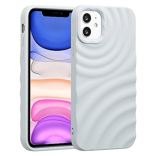 ZCDAYE Hülle für iPhone 11, Süße Stabile iPhone 11 Handyhülle, TPU weich leicht iPhone 11 Case Schutzhülle Handytasche 3D Spiralen, Blau von ZCDAYE