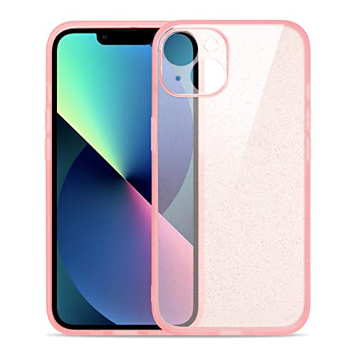 ZCDAYE Hülle für iPhone 14 Kabelloses Aufladbar, Sternen Glänzende iPhone 14 Handyhülle TPU Schutzhülle iPhone 14 Case, Rosa von ZCDAYE