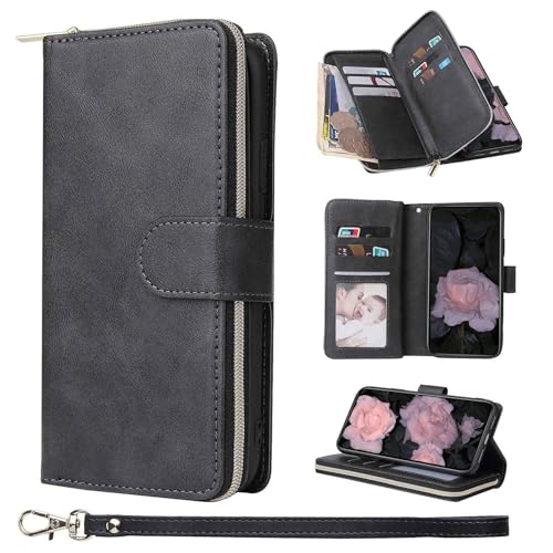 ZCDAYE Hülle für iPhone 12 Pro Max Handyhülle Geldbörse, PU Leder iPhone 12 Pro Max Handytasche Schutzhülle mit 9 Kartenschlitzen für iPhone 12 Pro Max (6.7 inches), Schwarz ZCDAYE Hülle für iPhone 12 Pro Max Handyhülle Geldbörse, PU Leder iPhone 12 Pro Max Handytasche Schutzhülle mit 9 Kartenschlitzen für iPhone 12 Pro Max (6.7 inches), Schwarz von ZCDAYE